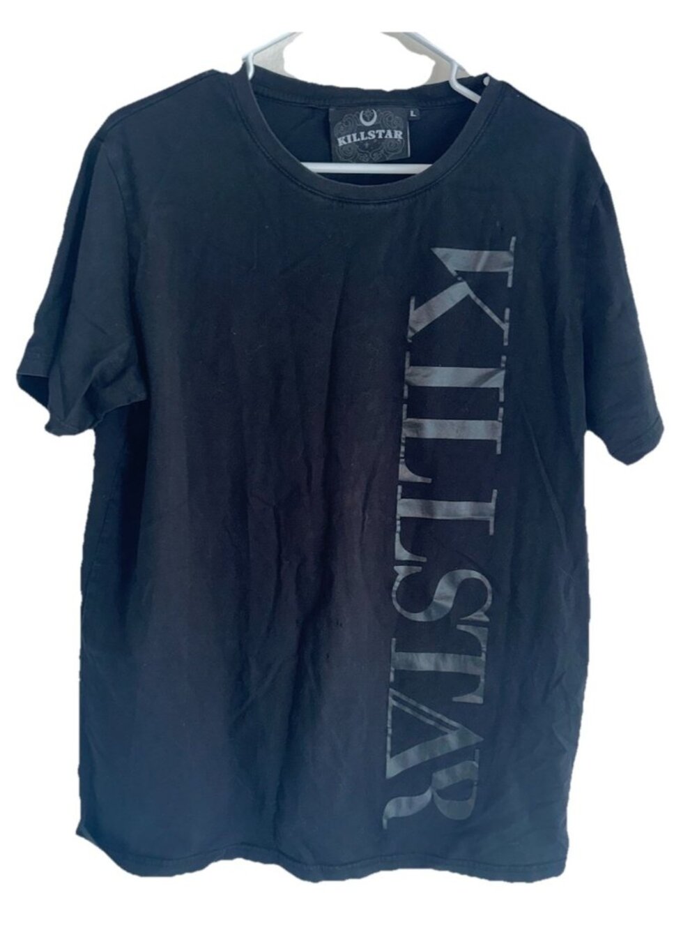 Killstar Men’s T Shirt Sz M Black Logo Goth Rave Punk Witchy Wiccan